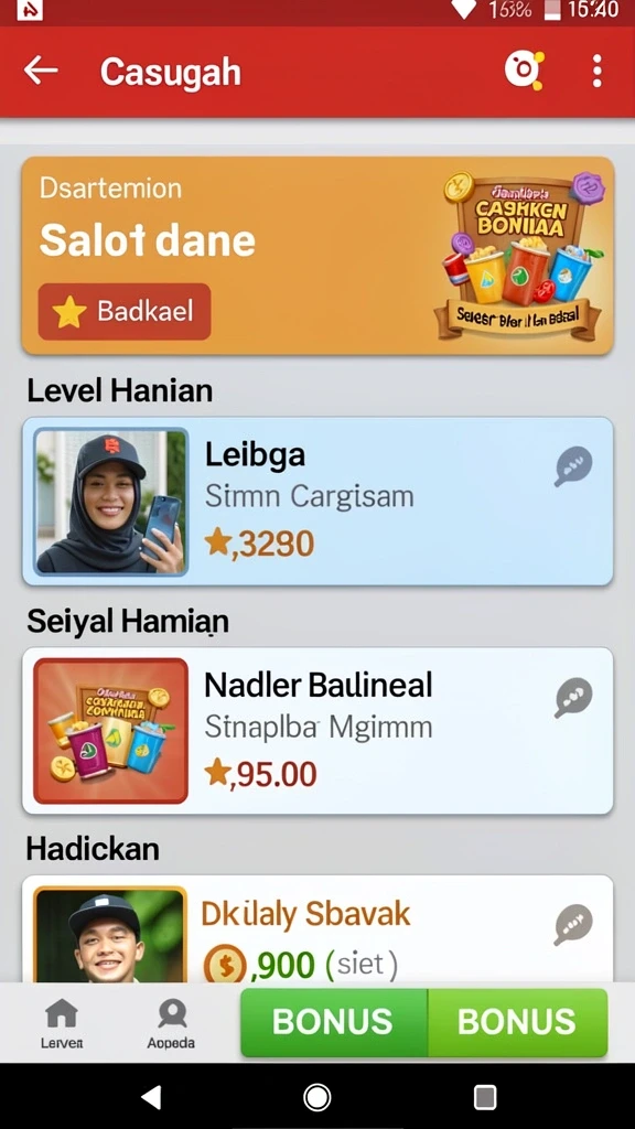 55rp - Tampilan antarmuka yang user-friendly.