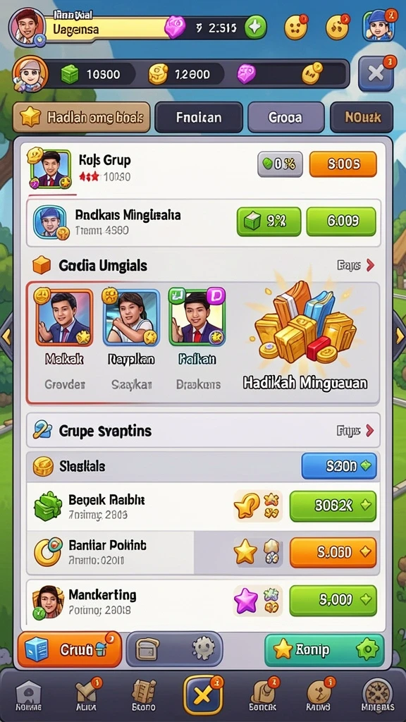8728slots - Tampilan antarmuka yang intuitif dan menarik.