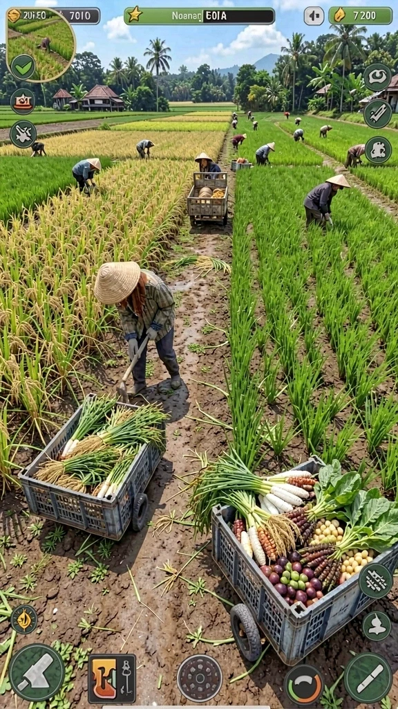 rajacuan - Karakter yang beragam dengan kemampuan unik.