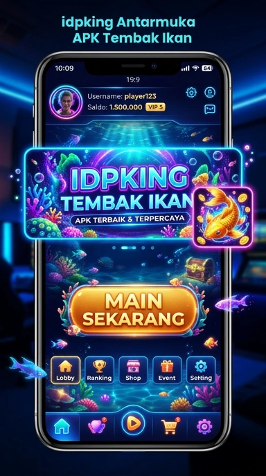 Layar utama idpking — antarmuka bersih setelah instalasi